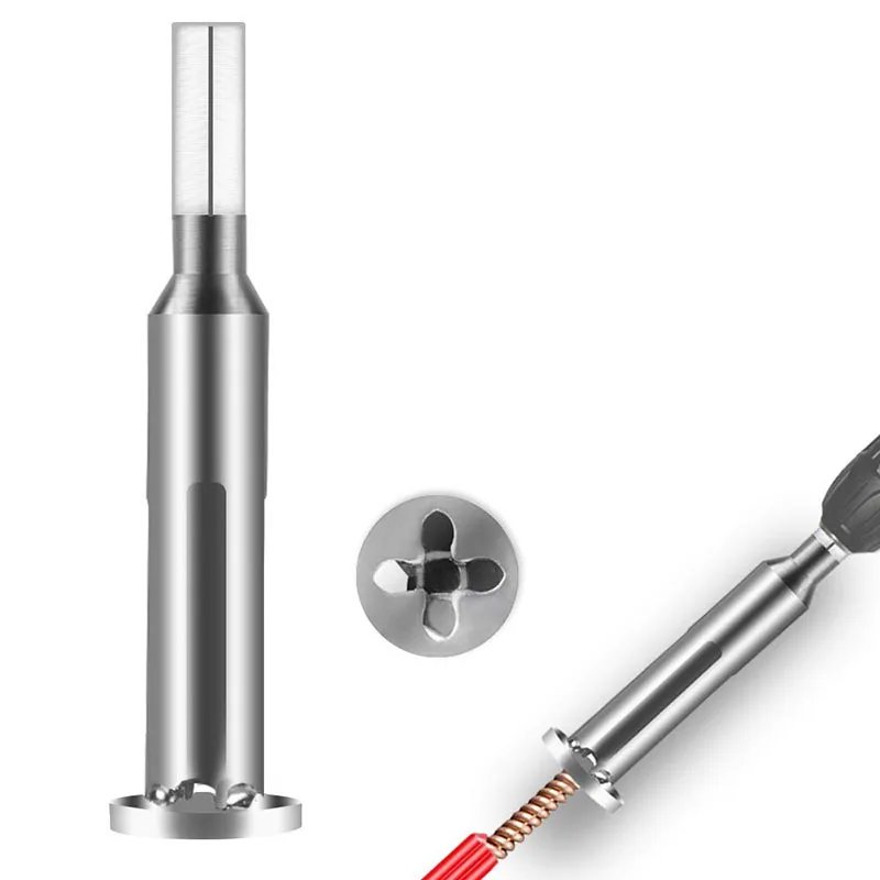 Steel Wire Twisting Tool Cable Connector Stripper Twister for Power Drill Drivers Accessories CLH@8
Steel Wire Twisting Tool Cable Connector Stripper Twister for Power Drill Drivers Accessories CLH@8