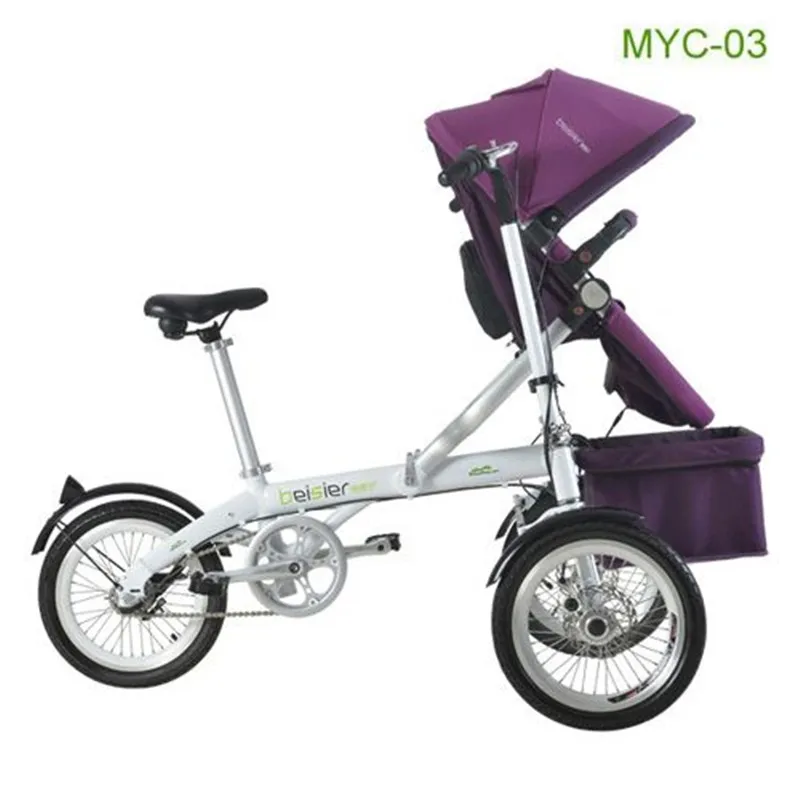 High Quality Baby Stroller Mother & Kids Bike Strollers Newbore Three Wheel Pushchair Kids Travel Foldable Bicycle Tricycle 02