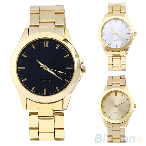 Unisex Men's Women's Gold Tone Alloy Strap Round Case Analog Quartz Wrist Watch 4VPH
Unisex Men's Women's Gold Tone Alloy Strap Round Case Analog Quartz Wrist Watch 4VPH