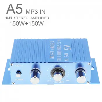 A15 DC12V 2.0 Two Channel MP3 in Hi-Fi Stereo Amplifier 150W+150W with 3.5AUX Interface for Car/MP3/PC/CD /Speakers / Subwoofer
A15 DC12V 2.0 Two Channel MP3 in Hi-Fi Stereo Amplifier 150W+150W with 3.5AUX Interface for Car/MP3/PC/CD /Speakers / Subwoofer