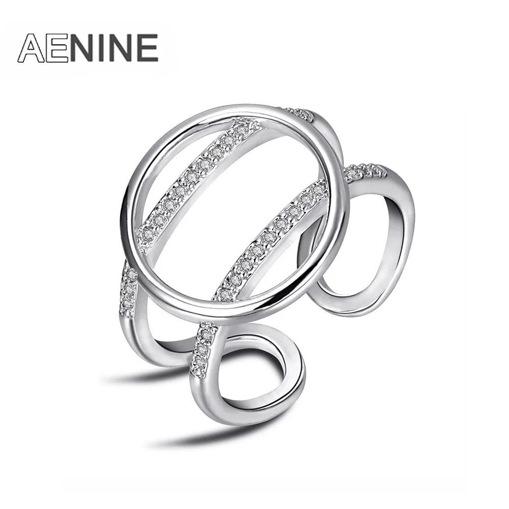 AENINE New Style Hoop Ring Pave Cubic Zirconia Gold/Silver Color Fashion Round Circle Simple Open Rings Jewelry Anel R171730166
AENINE New Style Hoop Ring Pave Cubic Zirconia Gold/Silver Color Fashion Round Circle Simple Open Rings Jewelry Anel R171730166