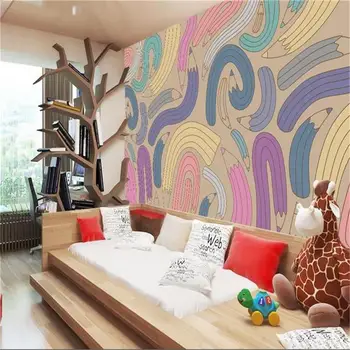 Custom size 3d photo wallpaper kids room mural fashion color pencil 3d painting TV background non-woven wall paper for walls 3d
Custom size 3d photo wallpaper kids room mural fashion color pencil 3d painting TV background non-woven wall paper for walls 3d