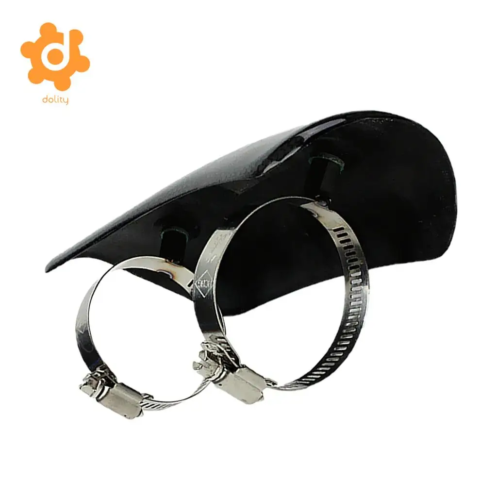 Motorcycle Exhaust Muffler Cover Carbon Fiber Protector Heat Shield Covers