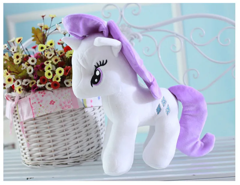 25cm My Cute Little Lovely Horse Birthday Party Plush Animal Toy Dolls For Girl Christmas Gift Horse Toys 11