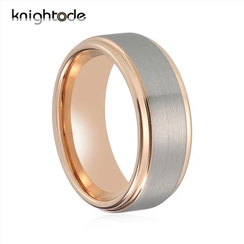 Tungsten Ring Fashion Rose Gold Wedding Ring Men Ring Band 8MM Tungsten Carbide Rings
Tungsten Ring Fashion Rose Gold Wedding Ring Men Ring Band 8MM Tungsten Carbide Rings