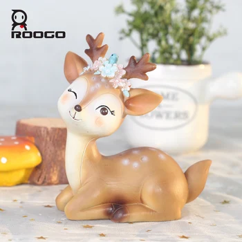 Roogo American Style Creative Home Decoration Accessories Lovely Cartoon Deer Animal For Home Decor Miniature Figurines
Roogo American Style Creative Home Decoration Accessories Lovely Cartoon Deer Animal For Home Decor Miniature Figurines