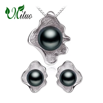 MITUO 925 Sterling Silver Jewelry Sets Natural Pearl Stud Earrings Custom Bohemian Pendant Chain Necklace For Women
MITUO 925 Sterling Silver Jewelry Sets Natural Pearl Stud Earrings Custom Bohemian Pendant Chain Necklace For Women