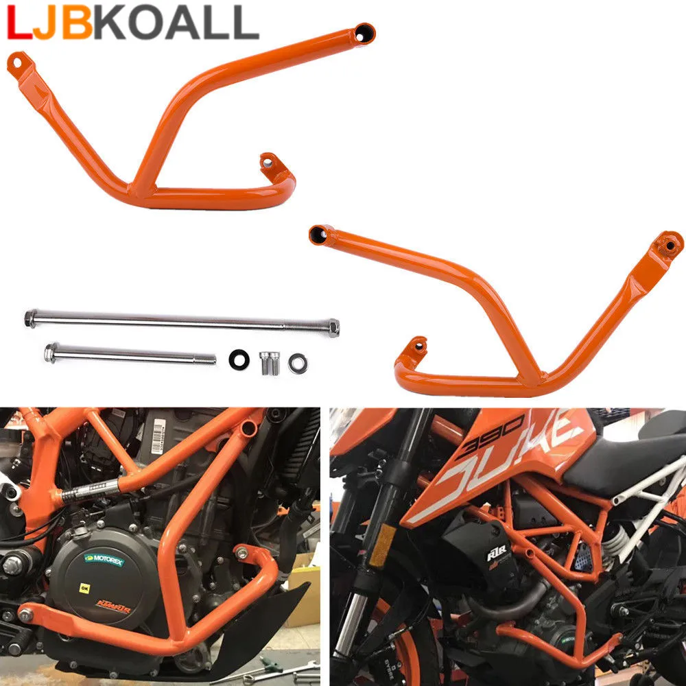 Motorcycle Accessories Orange Left & Right Crash Bar Frame Engine Protection Guard Bumper For KTM Duke 250 390 RC XCW 2017 2018
Motorcycle Accessories Orange Left & Right Crash Bar Frame Engine Protection Guard Bumper For KTM Duke 250 390 RC XCW 2017 2018