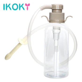 

IKOKY Rectal Sprayer Vaginal Rinse Kit Douche Enema Rectal Syringe Sex Toys for Men Women Anal Vaginal Shower Cleaner Enemator