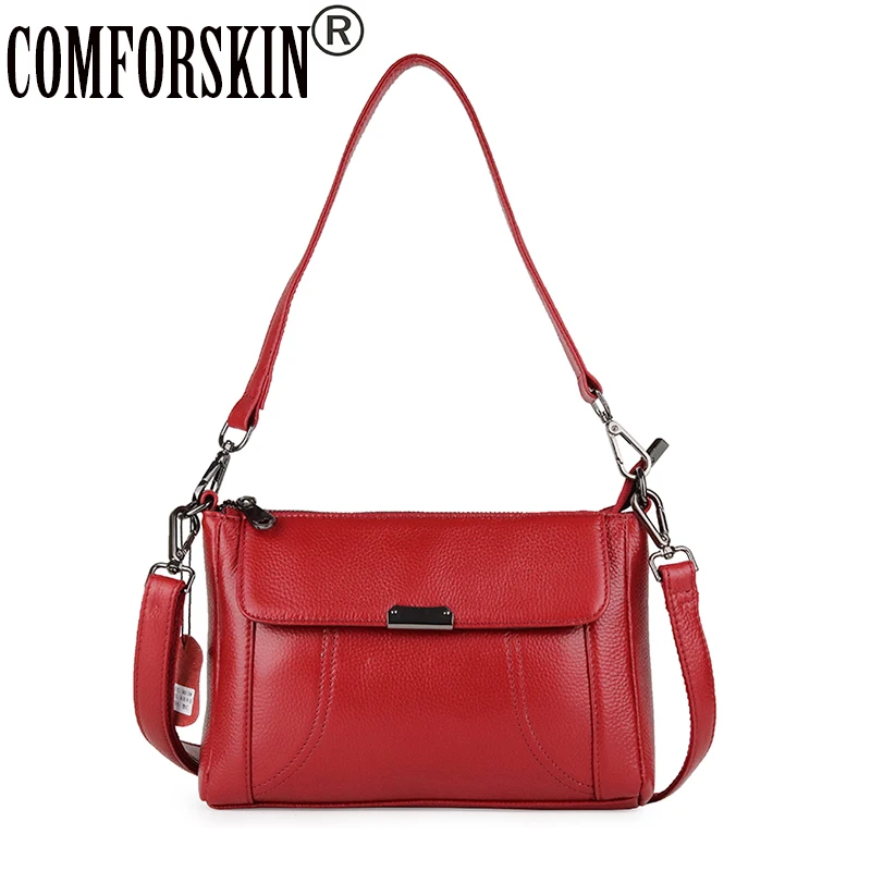 COMFORSKIN Women's Leather Messenger Bag Premium 100% Cowhide Travelling Shoulder Bags New Arrivals Sequined Ladies Handbag 2019
COMFORSKIN Women's Leather Messenger Bag Premium 100% Cowhide Travelling Shoulder Bags New Arrivals Sequined Ladies Handbag 2019