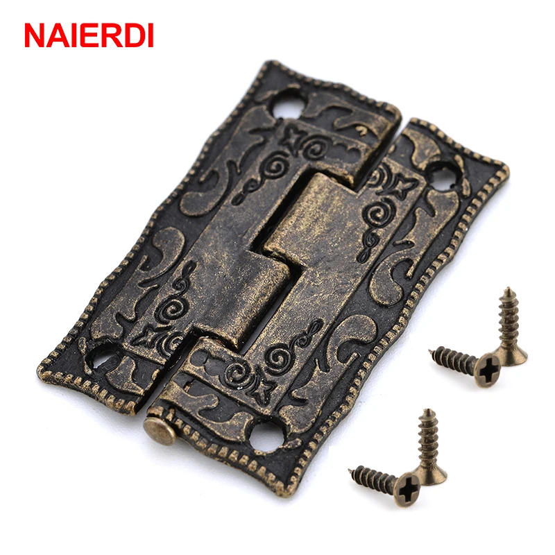 10PCS NAIERDI Antique Bronze Hinges Cabinet Door Drawer Decorative Mini Hinge For Jewelry Storage Wooden Box Furniture H
10PCS NAIERDI Antique Bronze Hinges Cabinet Door Drawer Decorative Mini Hinge For Jewelry Storage Wooden Box Furniture H