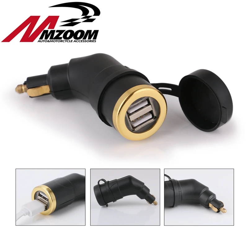 For BMW R1200GS Motorcycle Cigarette Lighter Socket 5V Portable Dual USB Power Adapter Plug with Anti-dust Cover iPhone | Автомобили и
