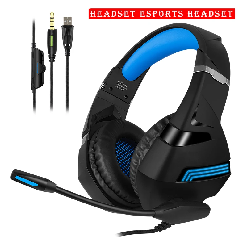 Gaming Headphones E-sports headset wired gamer Earphone Microphone for PS4 Laptop mobile phone desktop computer recording
Gaming Headphones E-sports headset wired gamer Earphone Microphone for PS4 Laptop mobile phone desktop computer recording