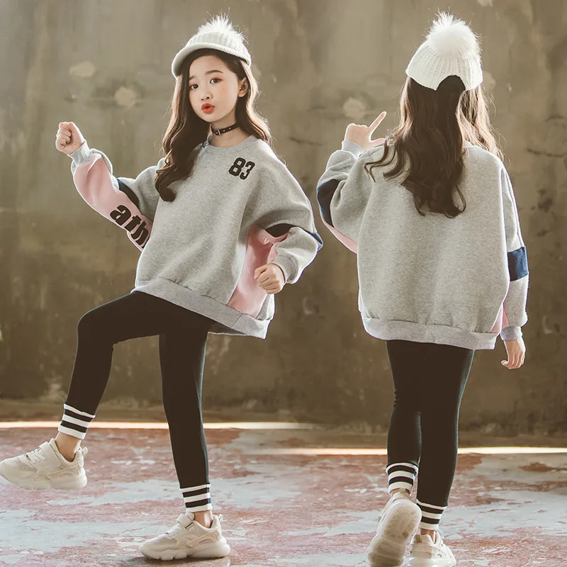 spring Teens Girls thin Hoodies Sweatshirts Letter Print Casual Long Sleeve Cotton Cute Girl Cotton Pullover Kids Harajuku
spring Teens Girls thin Hoodies Sweatshirts Letter Print Casual Long Sleeve Cotton Cute Girl Cotton Pullover Kids Harajuku