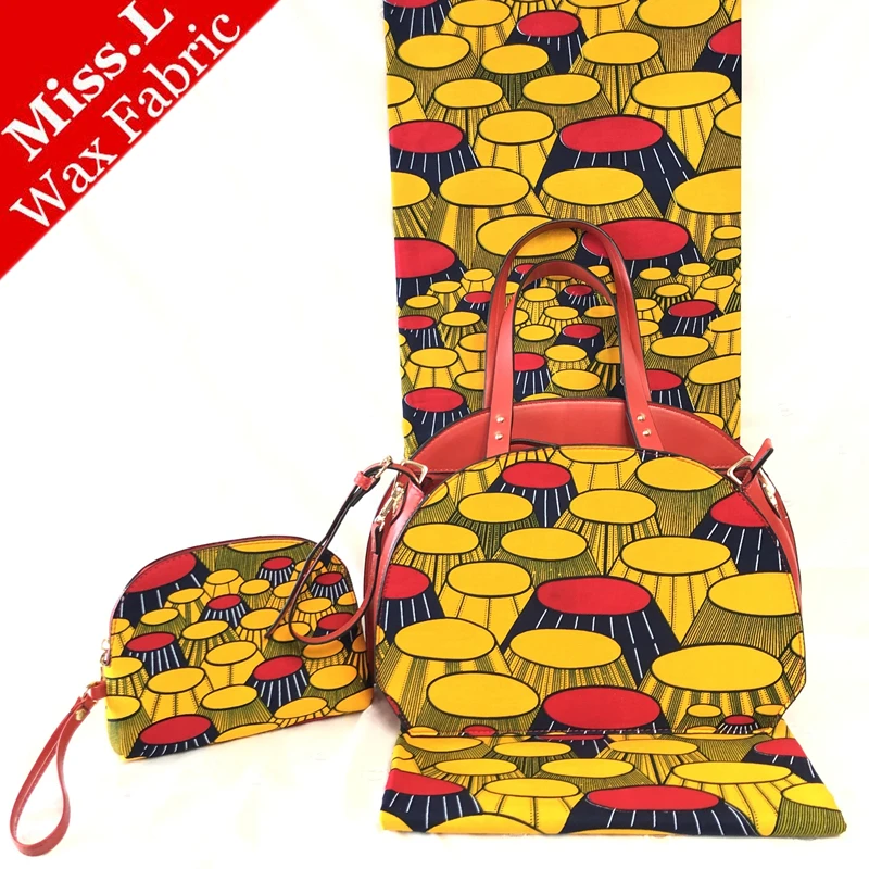 Latest fashion african wax shoulder bag sets,hollandais wax 6 yards guarantee dutch real wax with handbag 3 pieces/set
Latest fashion african wax shoulder bag sets,hollandais wax 6 yards guarantee dutch real wax with handbag 3 pieces/set