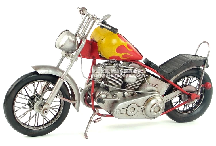 Antique classical motorcycle model retro vintage wrought handmade metal crafts for home/pub/cafe decoration or birthday gift
Antique classical motorcycle model retro vintage wrought handmade metal crafts for home/pub/cafe decoration or birthday gift