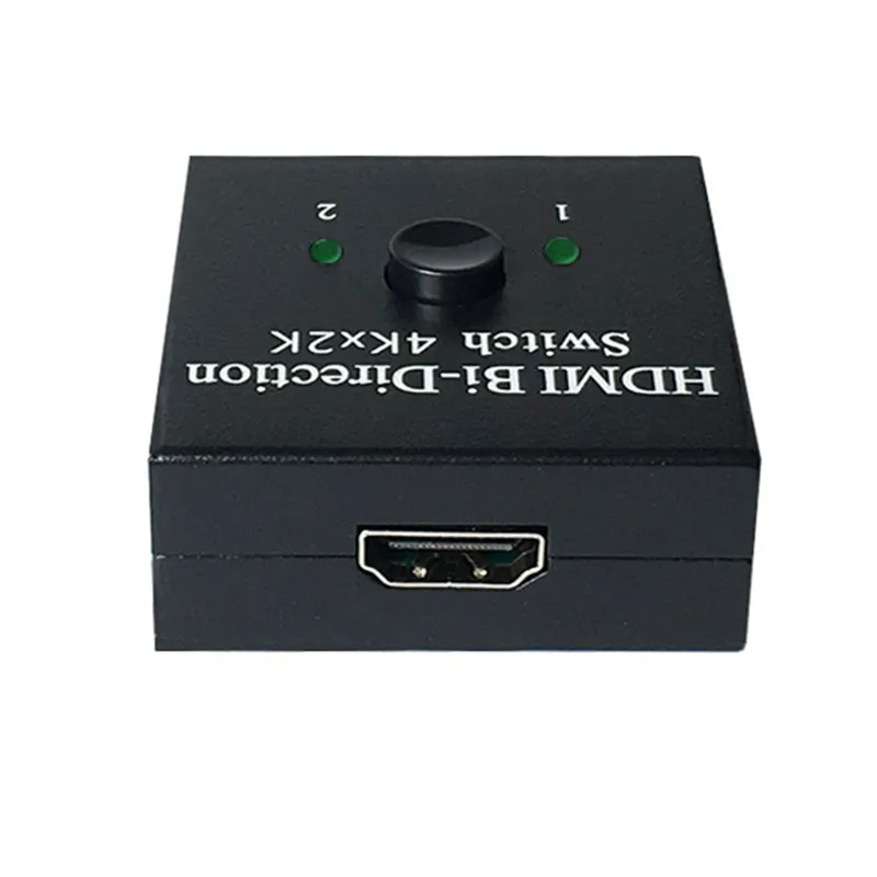 HDMI Splitter Audio Video Switcher Two Cut One Out HDMI Switch Smart TV Box HD HDMI Bidirectional Converter For PS4 Computer
HDMI Splitter Audio Video Switcher Two Cut One Out HDMI Switch Smart TV Box HD HDMI Bidirectional Converter For PS4 Computer