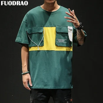 FUODRAO Japan Style Short Sleeve T shirt Men Oversiezd Pocket Funny t shirts Hip Hop Streetwear Camiseta Masculina 5XL T703
FUODRAO Japan Style Short Sleeve T shirt Men Oversiezd Pocket Funny t shirts Hip Hop Streetwear Camiseta Masculina 5XL T703