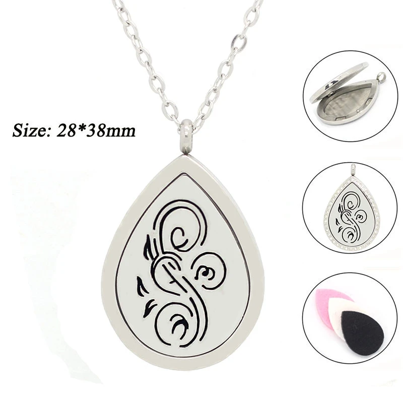 Chain as gift! Hot 316l stainless steel silver color magnetic essential oil diffuser locket necklace perfume locket pendant
Chain as gift! Hot 316l stainless steel silver color magnetic essential oil diffuser locket necklace perfume locket pendant