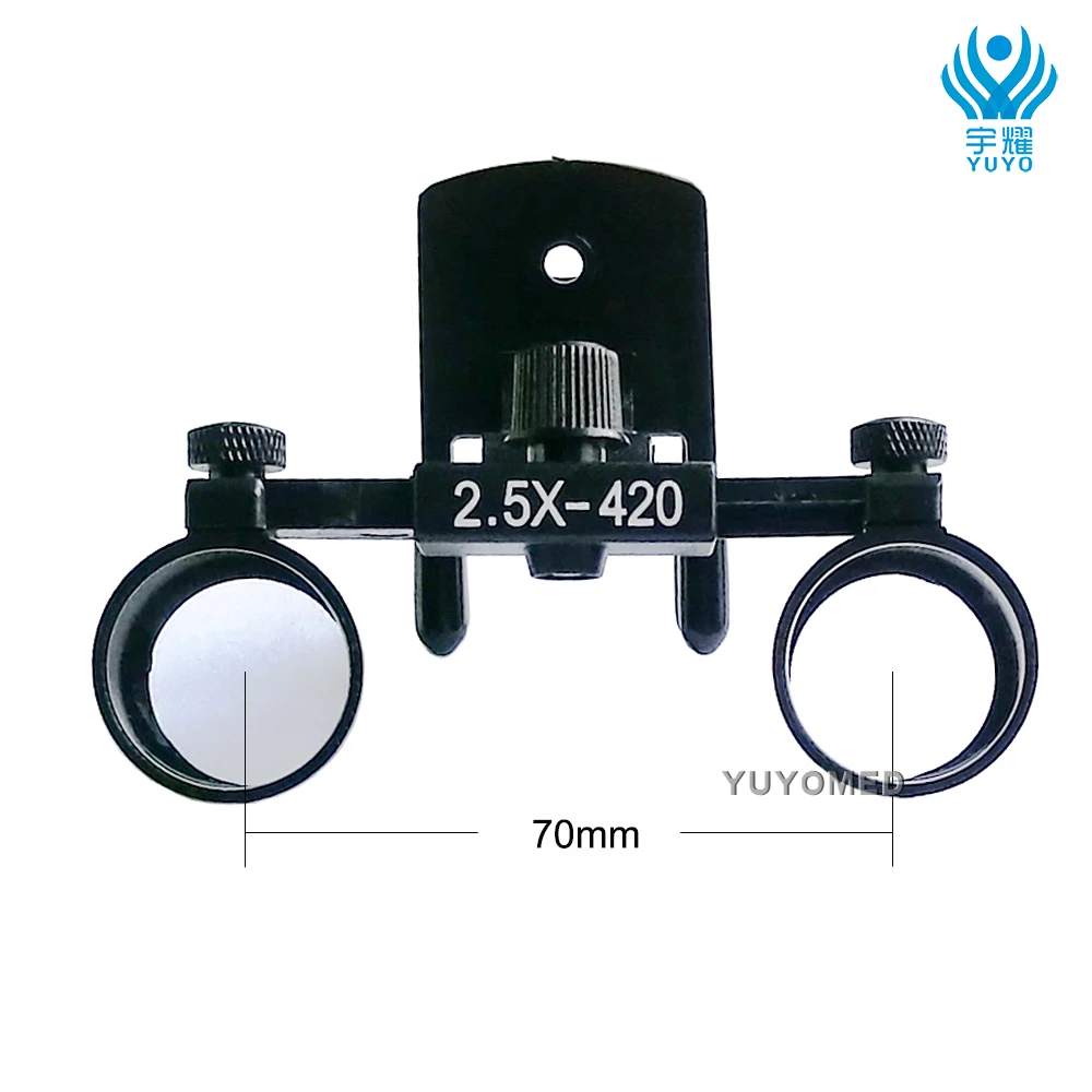 2.5X420mm Dental Clip on Loupe surgical Magnifier Medical binocular Loupes 2.5XR small lens cone with light weight Optic glasses
2.5X420mm Dental Clip on Loupe surgical Magnifier Medical binocular Loupes 2.5XR small lens cone with light weight Optic glasses