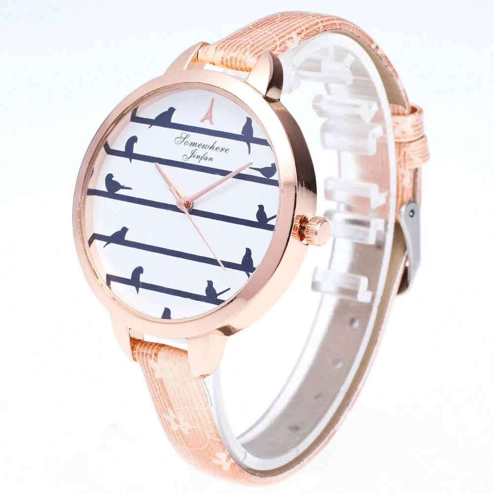 women watches relogio feminino Fashionable Women's Strap With Bird Quartz Watch Women's Watch Quartz Strap montre femme 2018
women watches relogio feminino Fashionable Women's Strap With Bird Quartz Watch Women's Watch Quartz Strap montre femme 2018
