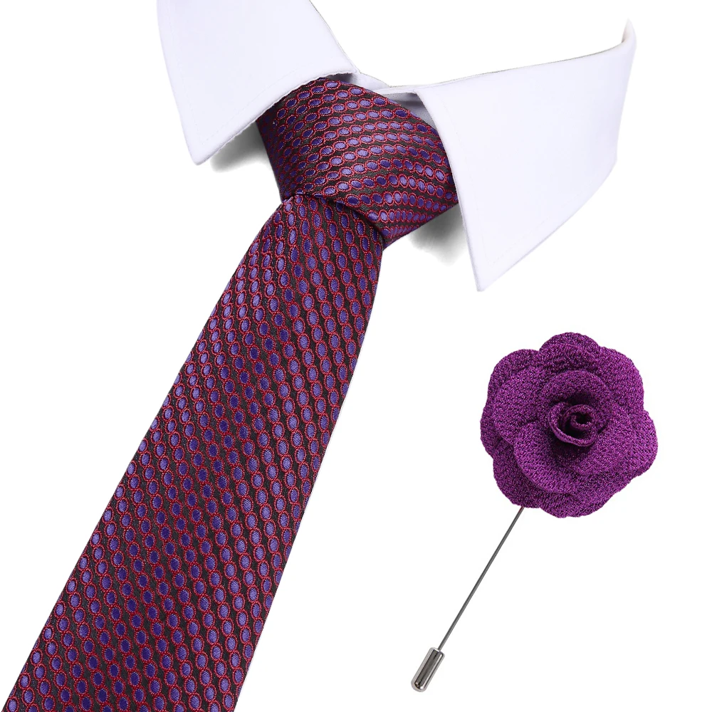 British style 7.5cm Ties Slim Gravatas wine red Tie&pin Cotton Neckties For Men Wedding Business Striped & Plaid Tie
British style 7.5cm Ties Slim Gravatas wine red Tie&pin Cotton Neckties For Men Wedding Business Striped & Plaid Tie