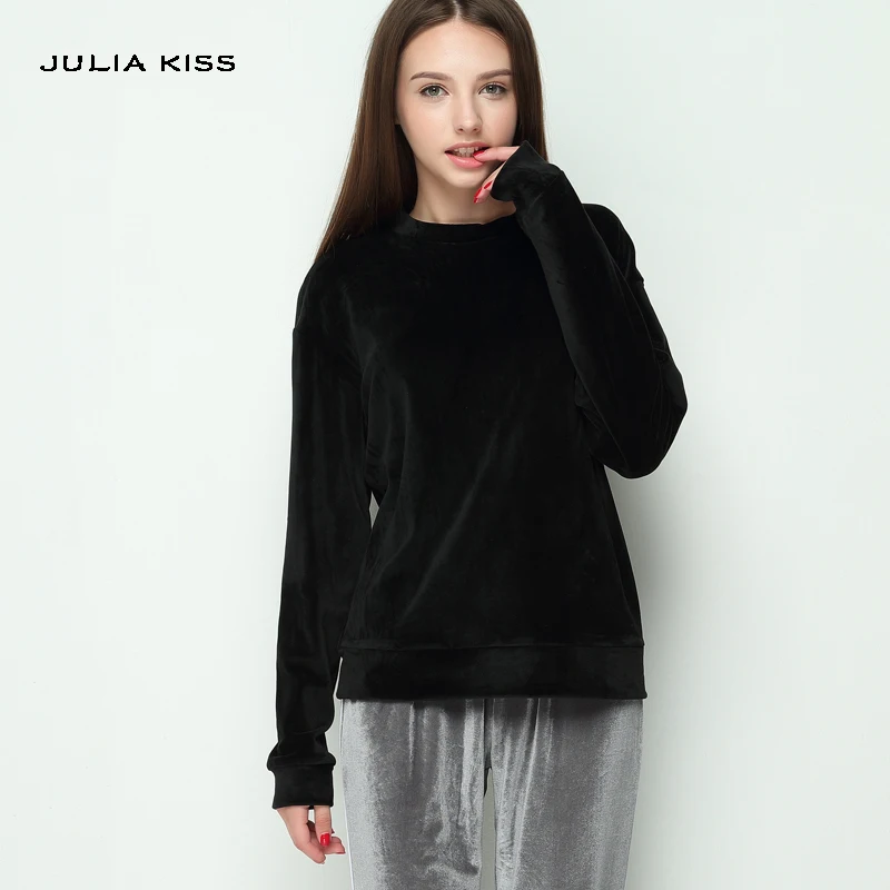 Autumn Fashion Women Neat Velvet Crewneck Sweatershirt Casual Long Sleeve Velvet Sweatshirt Pullovers Tops
Autumn Fashion Women Neat Velvet Crewneck Sweatershirt Casual Long Sleeve Velvet Sweatshirt Pullovers Tops