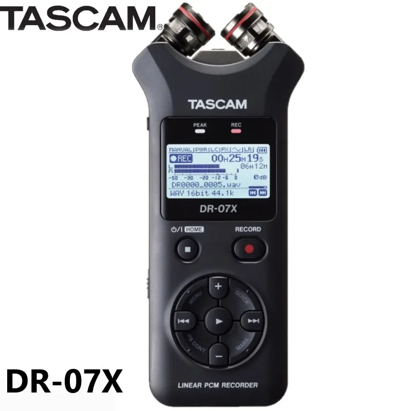 New TASCAM DR07X Stereo Handheld Digital Audio Recorder Interview Recorder pen HD Noise Reduction Recording linear PCM & MP3
New TASCAM DR07X Stereo Handheld Digital Audio Recorder Interview Recorder pen HD Noise Reduction Recording linear PCM & MP3