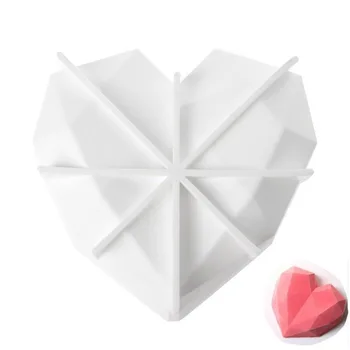 7'' Silicone Cake Mold Heart Diamond Aitemay 3D Baking Mould for Mousse Chocolate Dessert Baking Pan Nonstick Bakeware Tools
7'' Silicone Cake Mold Heart Diamond Aitemay 3D Baking Mould for Mousse Chocolate Dessert Baking Pan Nonstick Bakeware Tools