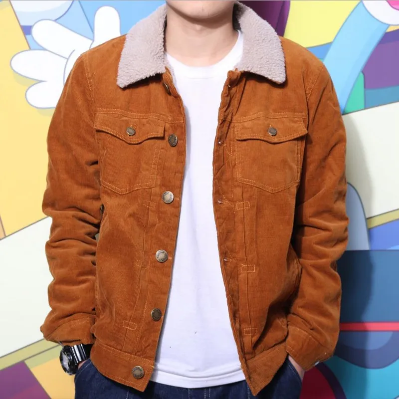 young men corduroy outerwear mens winter jacket man winter clothing tops winter coat Japan style casual turn down collar
young men corduroy outerwear mens winter jacket man winter clothing tops winter coat Japan style casual turn down collar