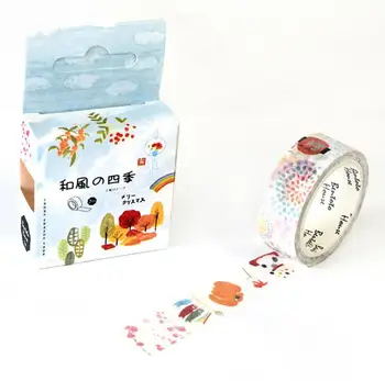 JA317 Four Season Collections Decorative Washi Tape DIY Scrapbooking Masking Tape School Office Supply Escolar Papelaria
JA317 Four Season Collections Decorative Washi Tape DIY Scrapbooking Masking Tape School Office Supply Escolar Papelaria
