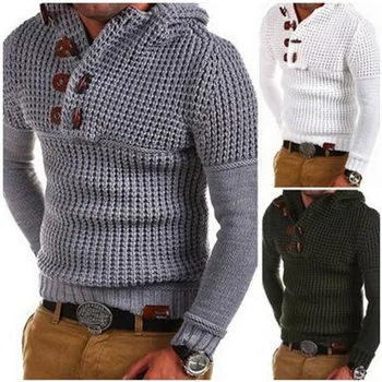 Oeak 2018 Hot Men Autumn Sweater Fashion Casual Slim Hooded Knitted Sweater Men Buckle Cardigan Hooded Fashion Men Sweaters
Oeak 2018 Hot Men Autumn Sweater Fashion Casual Slim Hooded Knitted Sweater Men Buckle Cardigan Hooded Fashion Men Sweaters