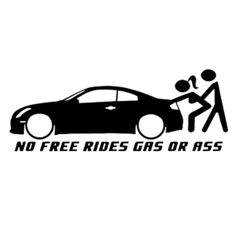 Gas or ass sticker