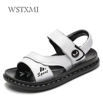Summer Boys Sandals Children Breathable PU Leather Beach Shoes Outdoor Sport Open Toed Anti-slip Flat Casual Shoes for Big Kids
Summer Boys Sandals Children Breathable PU Leather Beach Shoes Outdoor Sport Open Toed Anti-slip Flat Casual Shoes for Big Kids
