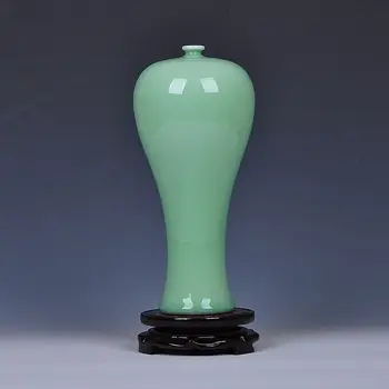 King of Jingdezhen ceramics Nobel pea green glaze antique vase crafts decoration simple Home Furnishing decorative ornaments
King of Jingdezhen ceramics Nobel pea green glaze antique vase crafts decoration simple Home Furnishing decorative ornaments