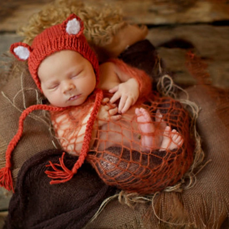 Infant Newborn Photography Props Cute Fox Baby Hat Baby Crochet Accessories Handmade Kids Hat
Infant Newborn Photography Props Cute Fox Baby Hat Baby Crochet Accessories Handmade Kids Hat