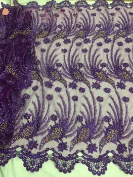 2017 High Quality Rhinestone Beaded Guipure French Nigerian Lace Fabrics Cheap Pearls Embroidered African Lace Fabric
2017 High Quality Rhinestone Beaded Guipure French Nigerian Lace Fabrics Cheap Pearls Embroidered African Lace Fabric