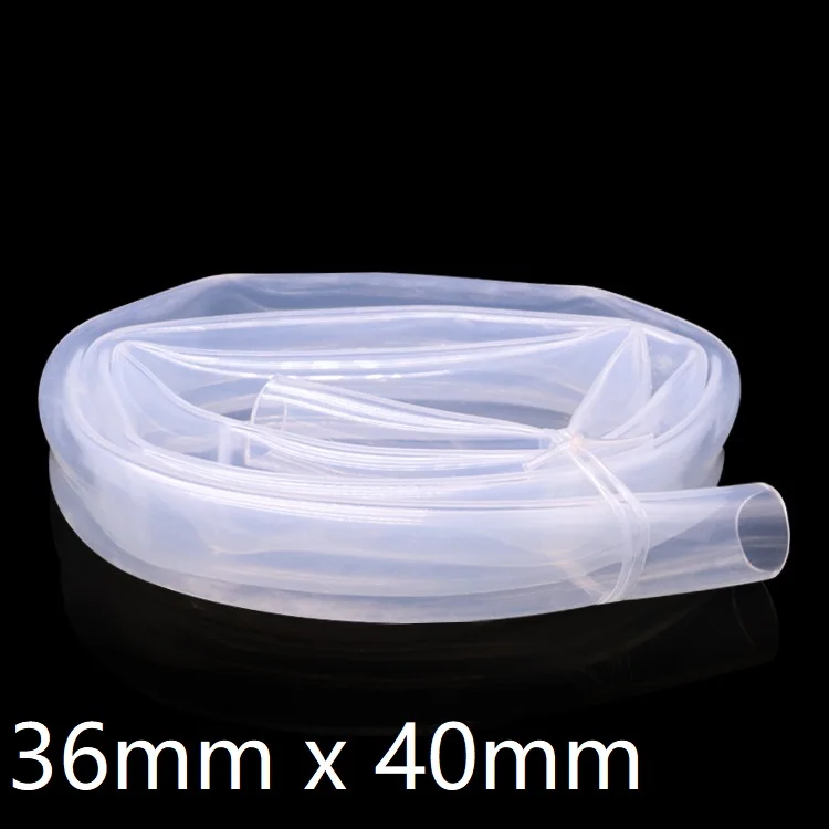 Transparent Flexible Silicone Tube ID 36mm x 40mm OD Food Grade Non-toxic Drink Water Rubber Hose Milk Beer Soft Pipe Connect
Transparent Flexible Silicone Tube ID 36mm x 40mm OD Food Grade Non-toxic Drink Water Rubber Hose Milk Beer Soft Pipe Connect