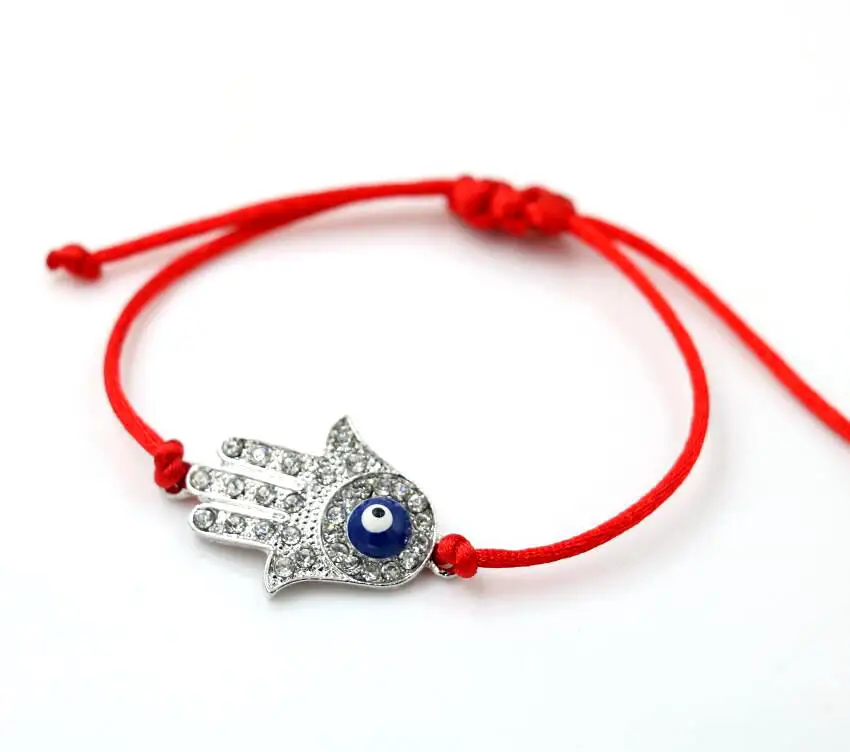 BPPCCR Silver Hamsa of hand Amulet Zircon bracelet Luckly Red rope thread string braided men women Reiki hombres Chakra pulseira
BPPCCR Silver Hamsa of hand Amulet Zircon bracelet Luckly Red rope thread string braided men women Reiki hombres Chakra pulseira