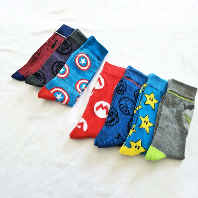 New fashion superhero unisex socks cotton ladies men's cartoon socks gift US captain jacquard cartoon prototype men's socks
New fashion superhero unisex socks cotton ladies men's cartoon socks gift US captain jacquard cartoon prototype men's socks