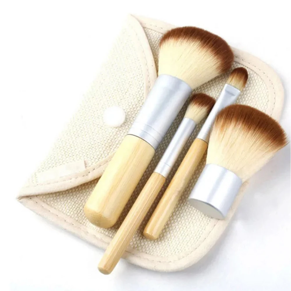 4PCS Bamboo Pro Makeup Brushes Concealer Cheeks Eyeshadow Powder Brush For Makeup Beauty Foundation Blending Makeup Tools
4PCS Bamboo Pro Makeup Brushes Concealer Cheeks Eyeshadow Powder Brush For Makeup Beauty Foundation Blending Makeup Tools