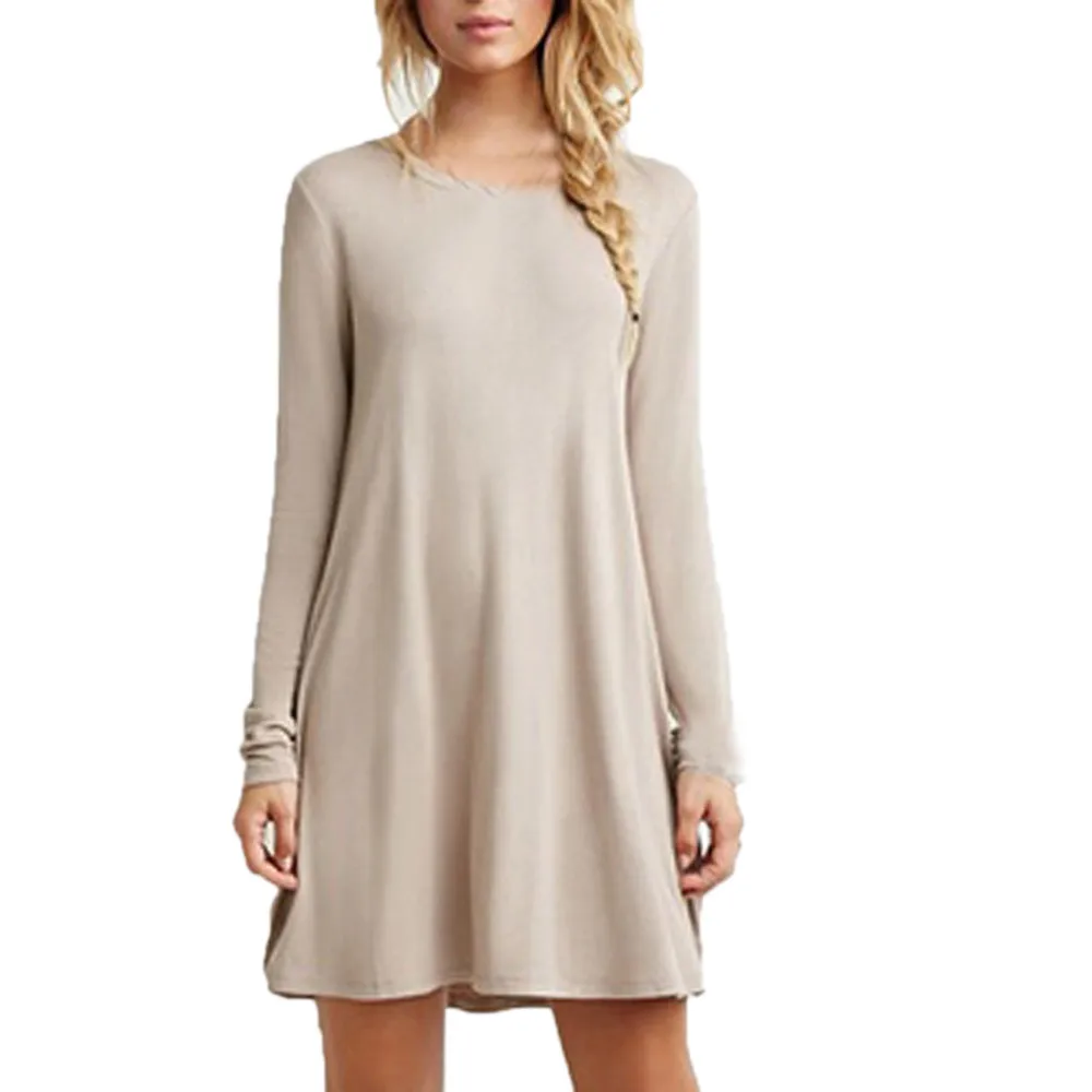 Women Loose Casual O-neck Long Sleeve Ruffles Mini Dress Vestido festa red Party dresses Roupa feminina Plus size women cloth
Women Loose Casual O-neck Long Sleeve Ruffles Mini Dress Vestido festa red Party dresses Roupa feminina Plus size women cloth