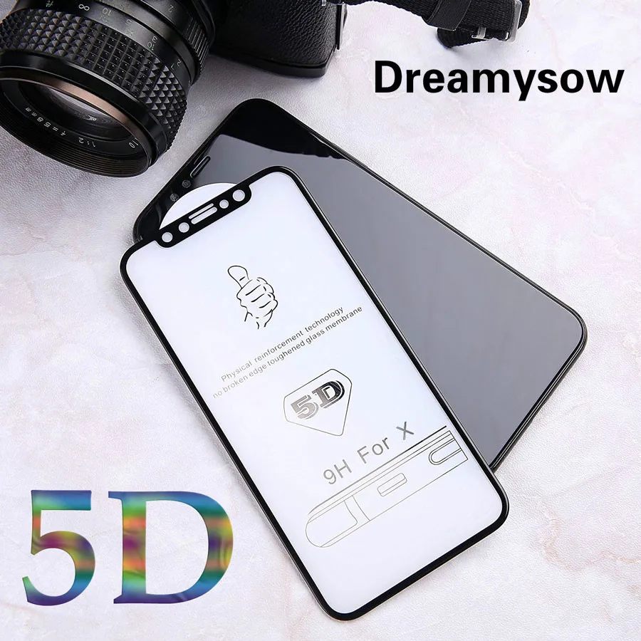 5D Curved Edge Full Cover Tempered Glass for iPhone X XS MAX XR 6 glass For iPhone 6s 7 8 Plus Screen Protector film (Better3D)
5D Curved Edge Full Cover Tempered Glass for iPhone X XS MAX XR 6 glass For iPhone 6s 7 8 Plus Screen Protector film (Better3D)