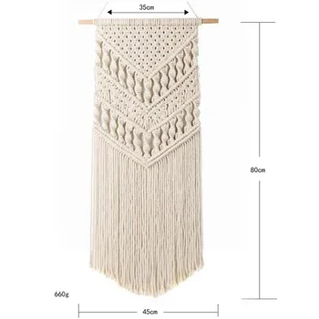 New Nordic Tapestry Decorative Hand-Woven Bohemian Home Decor Wall Hanging Wedding Pendant Curtain Macrame Window Cover
New Nordic Tapestry Decorative Hand-Woven Bohemian Home Decor Wall Hanging Wedding Pendant Curtain Macrame Window Cover