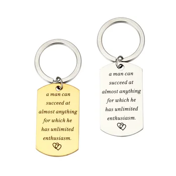 10pcs Silver Gold Stainless Steel Car Keychain Letter Lettering a man can succeed at almost anything Men Gift
10pcs Silver Gold Stainless Steel Car Keychain Letter Lettering a man can succeed at almost anything Men Gift