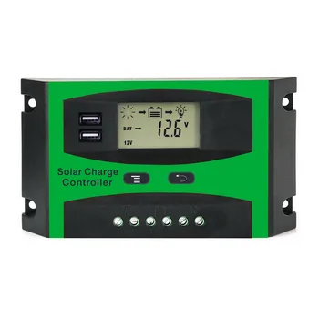 30A 12V 24V LD2430U PWM Solar cell panel battery Charge Controller Regulators LCD Display
30A 12V 24V LD2430U PWM Solar cell panel battery Charge Controller Regulators LCD Display