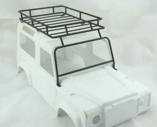 1/10 Scale Land Defender Metal Luggage Rack Rolling Roll Cage & RC Rover DefenderD90 Wrangler JEEP White Hard Body Kits Assembly
1/10 Scale Land Defender Metal Luggage Rack Rolling Roll Cage & RC Rover DefenderD90 Wrangler JEEP White Hard Body Kits Assembly