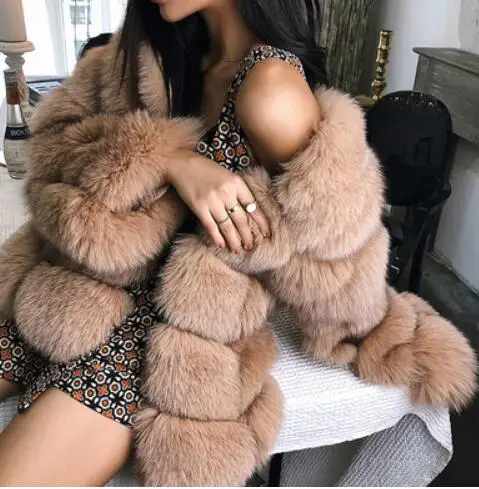 Luxury Retro Vintage Soft Comfy Fluffy Natural Fox Fur Coat Outerwear Perfect Fabulous Real Price Thicken Women's Winter Jacket
Luxury Retro Vintage Soft Comfy Fluffy Natural Fox Fur Coat Outerwear Perfect Fabulous Real Price Thicken Women's Winter Jacket