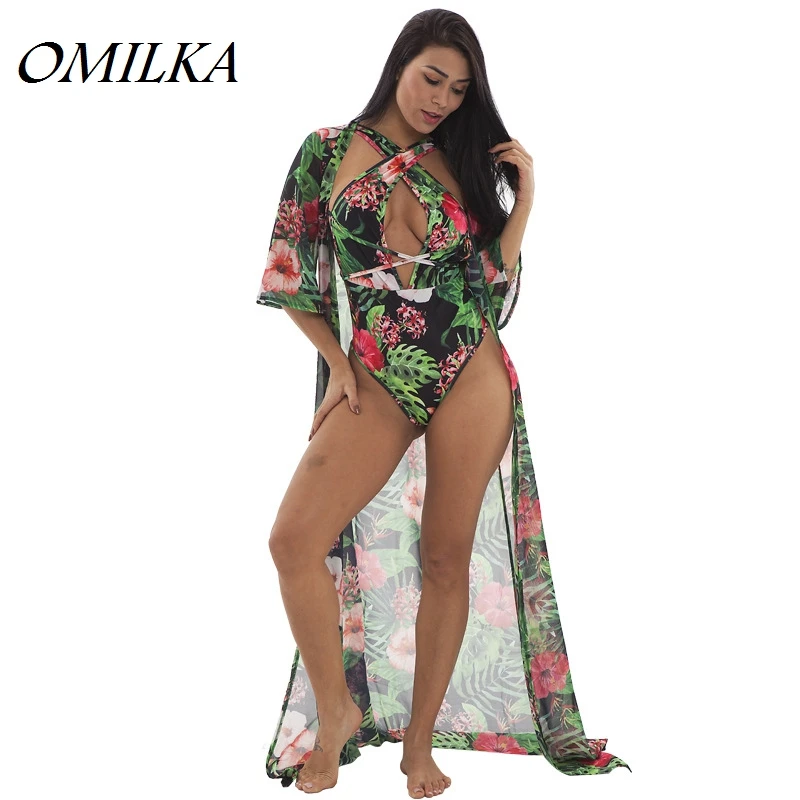 OMILKA 2019 Summer Women Leopard Printed One Piece Bodysuit and Half Sleeve Cardigan Outwear 2 Piece Set Sexy Beach Outfits
OMILKA 2019 Summer Women Leopard Printed One Piece Bodysuit and Half Sleeve Cardigan Outwear 2 Piece Set Sexy Beach Outfits