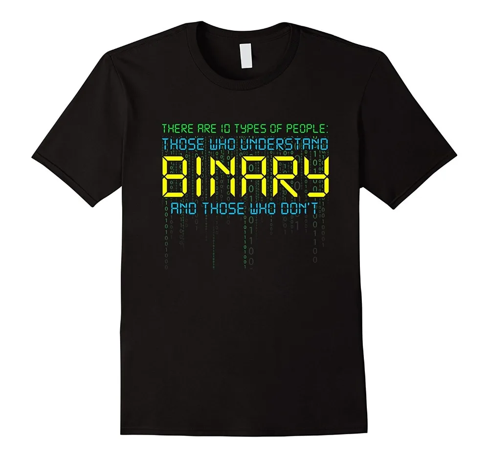 Fashion 2018 Top Tees Short Sleeve Gift Crew Neck Mens Funny Binary Coder Computer Science Programmer Geek Shirts
Fashion 2018 Top Tees Short Sleeve Gift Crew Neck Mens Funny Binary Coder Computer Science Programmer Geek Shirts
